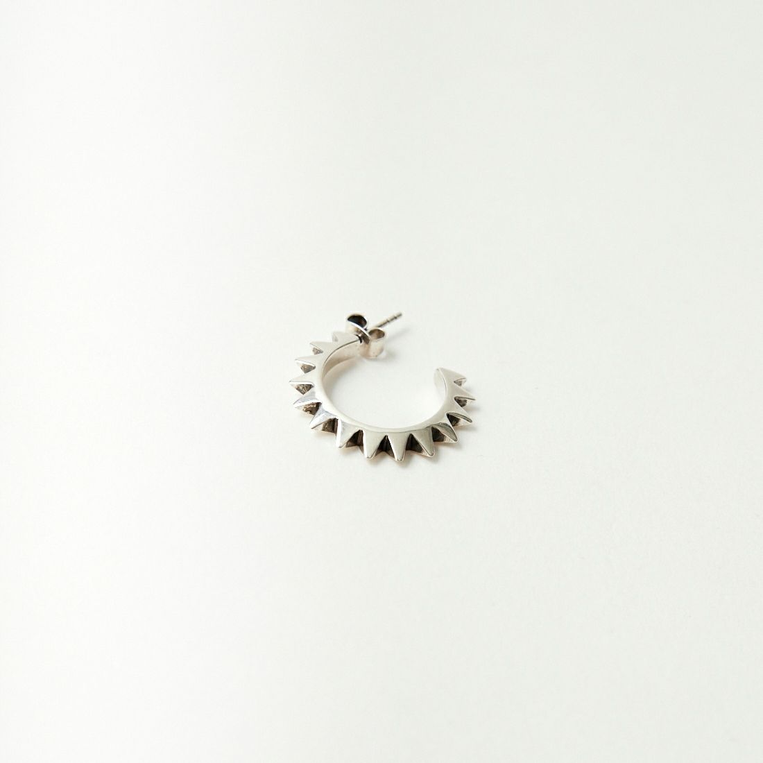 PHILIPPE AUDIBERT [フィリップ オーディベール] CREOLE JOSE LAITON シルバーフープピアス [BO2223] SILVER