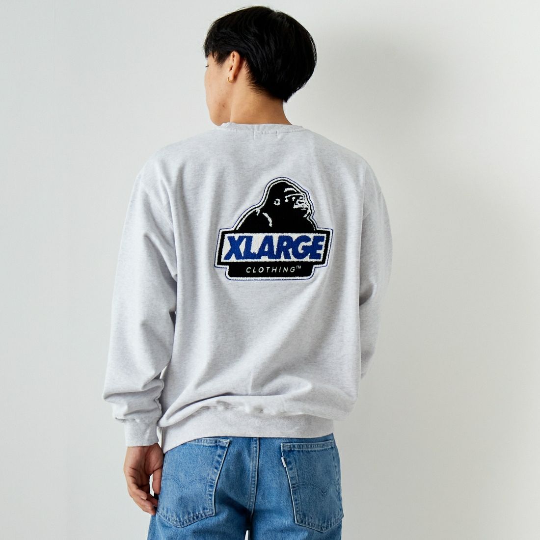 XLARGE [エクストララージ] シェニール スランテッドOG クルーネック