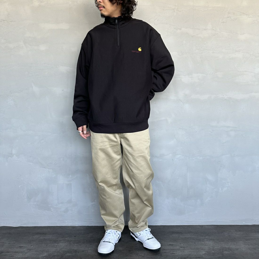 carhartt WIP [カーハートダブリューアイピー] ハーフジップアメリカン