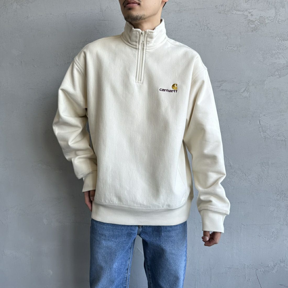 carhartt WIP [カーハートダブリューアイピー] ハーフジップアメリカン