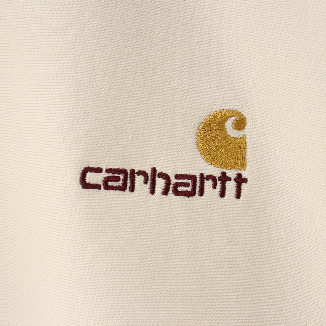 carhartt WIP [カーハートダブリューアイピー] ハーフジップアメリカンスクリプトスウェットシャツ [I027014] NATURAL