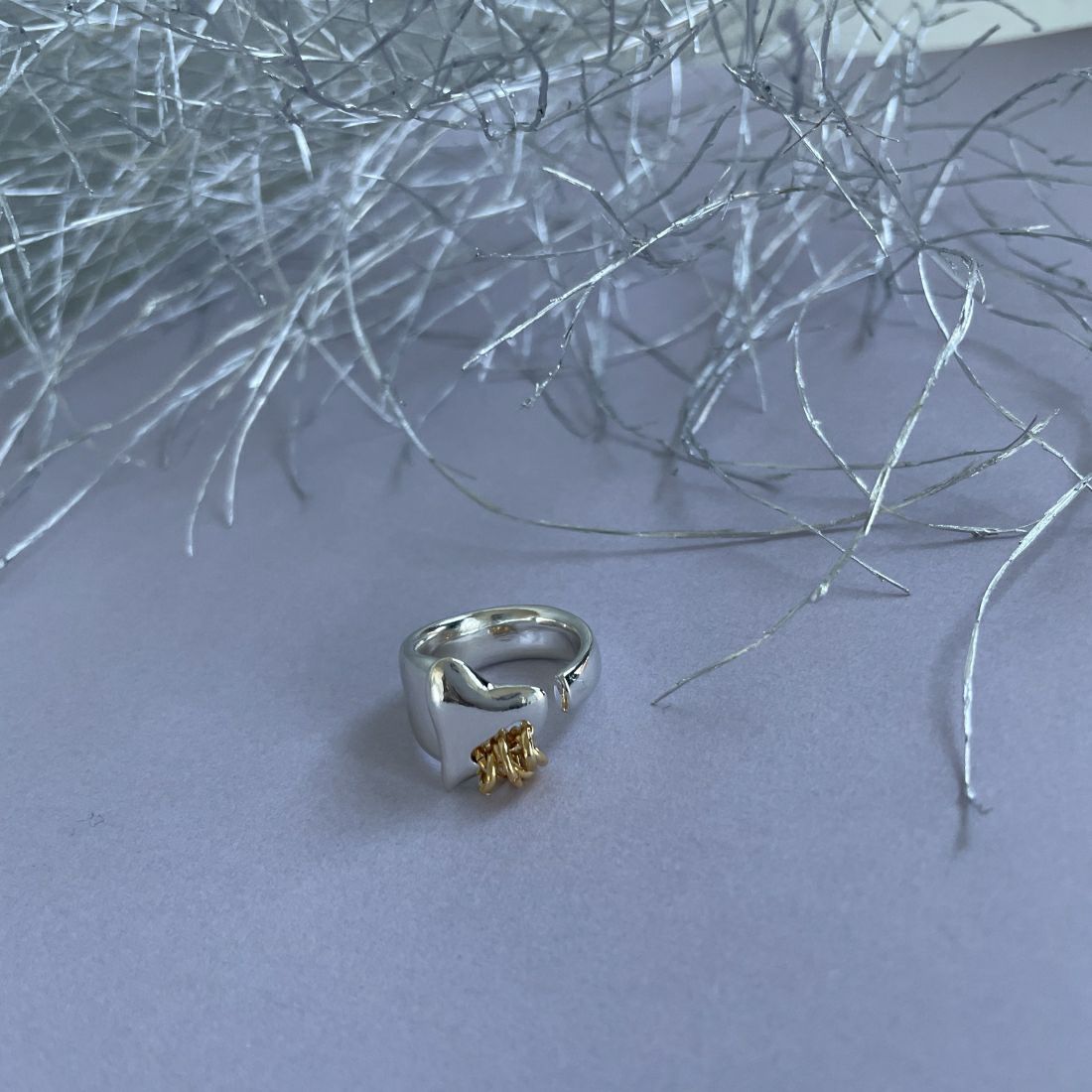 LAPUIS [ラピュイ] Coil Heartリング [233-220103] MULTI