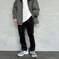 BLACK&&モデル身長：168cm 着用サイズ：M&&