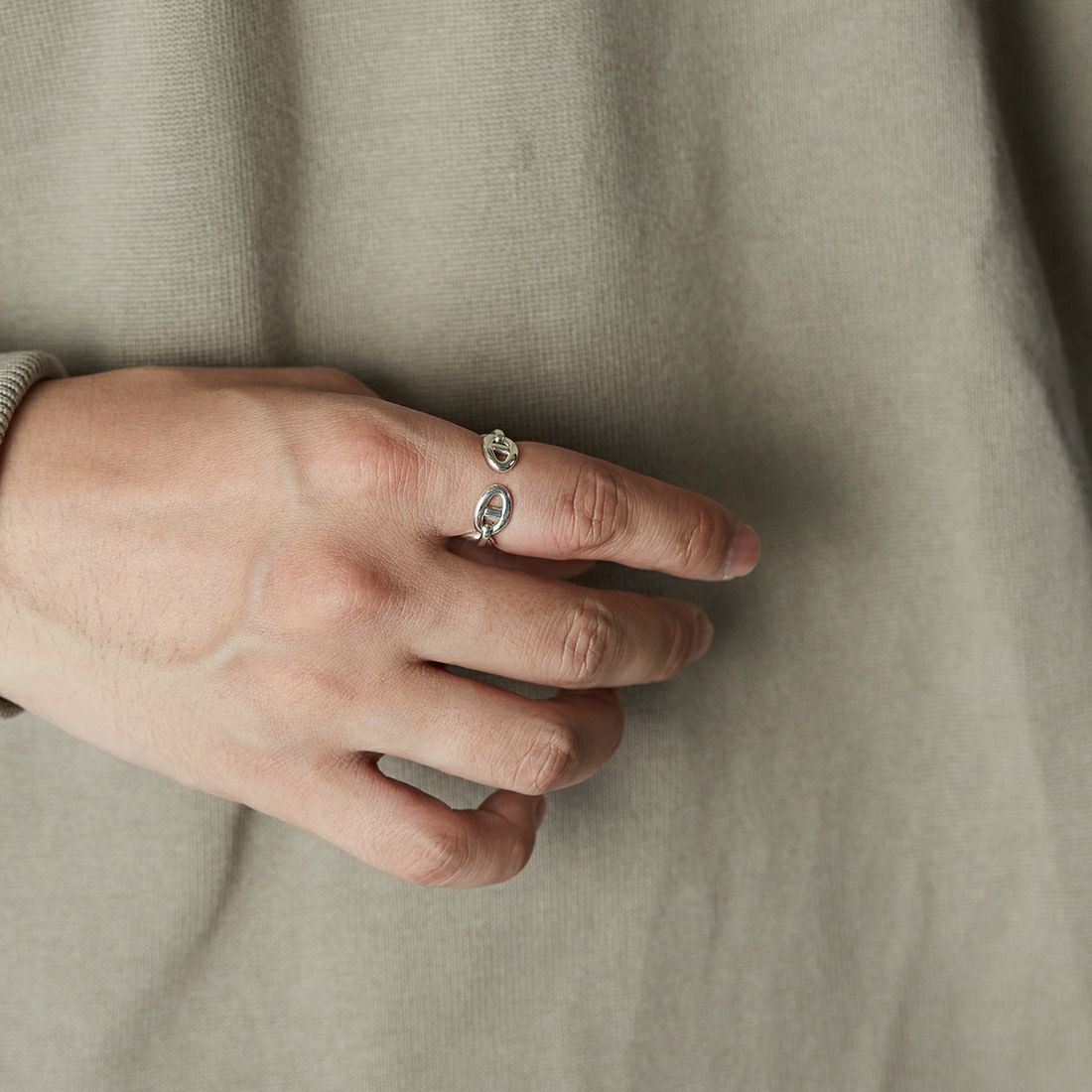 XOLO JEWELRY [ショロジュエリー] アンカーチェーンリング [XOR069] SILVER