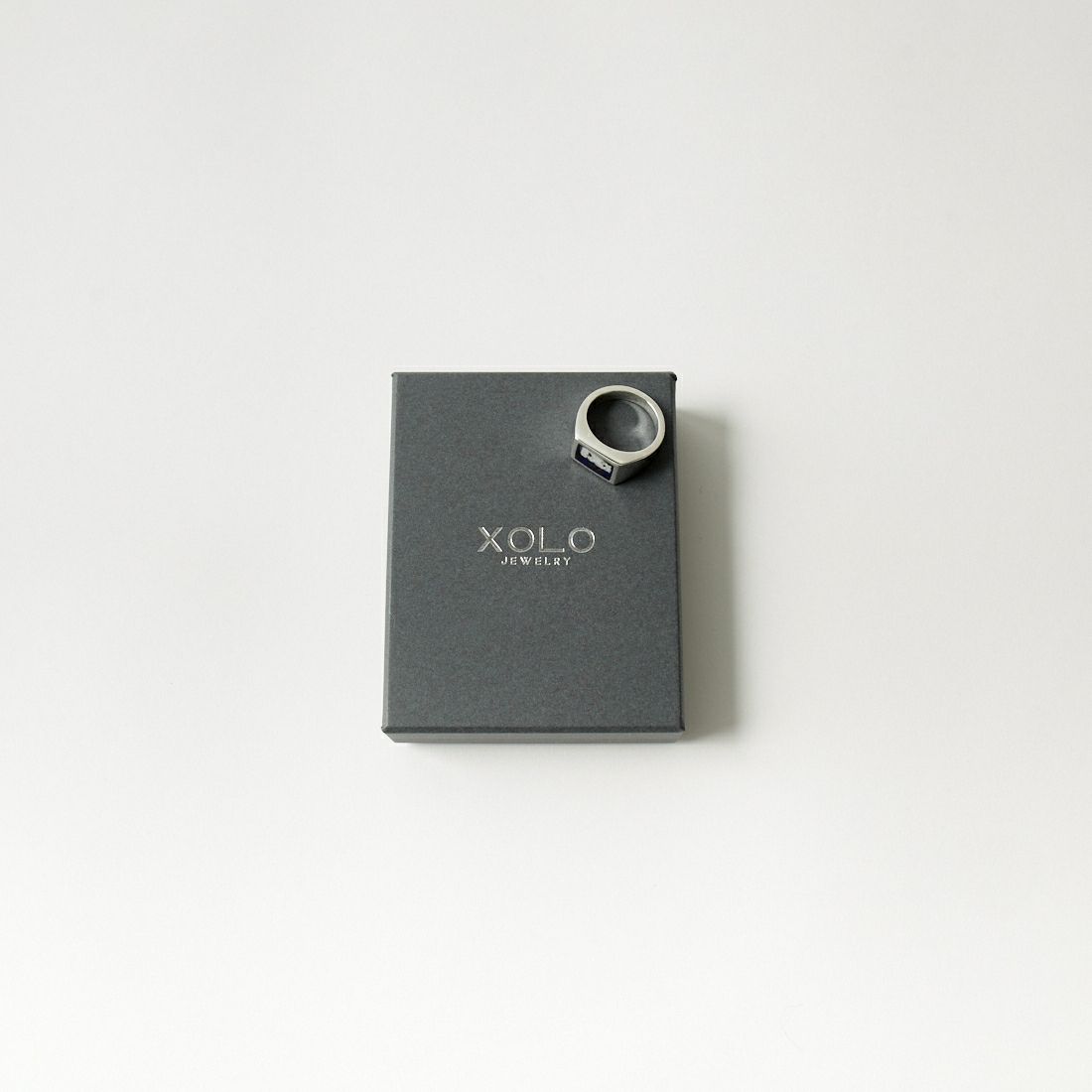 XOLO JEWELRY [ショロジュエリー] シグネットリング(Blue Flower) [XOR040] SILVER