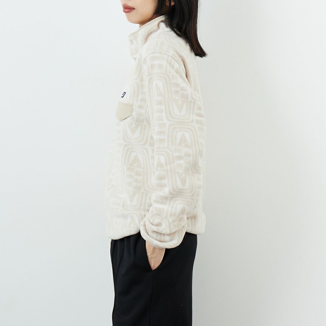 Patagonia シンチラスナップT ホワイト Patagonia パタゴニア メンズ・ライトウェイト・シンチラ・スナップT