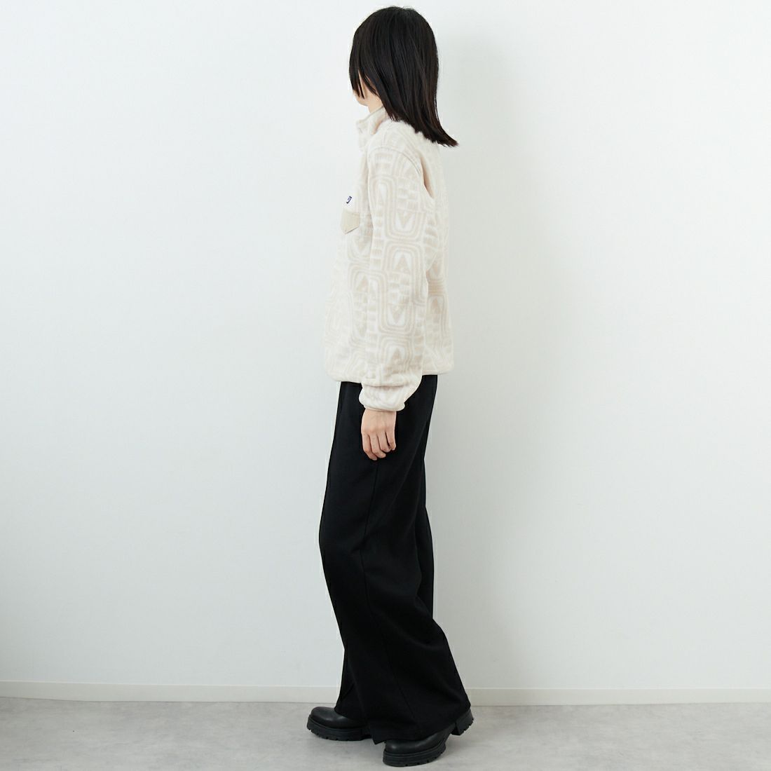 patagonia [パタゴニア] ウィメンズ ライトウェイト シンチラ スナップT プルオーバー [25455] FLDO &&モデル身長：162cm 着用サイズ：S&&