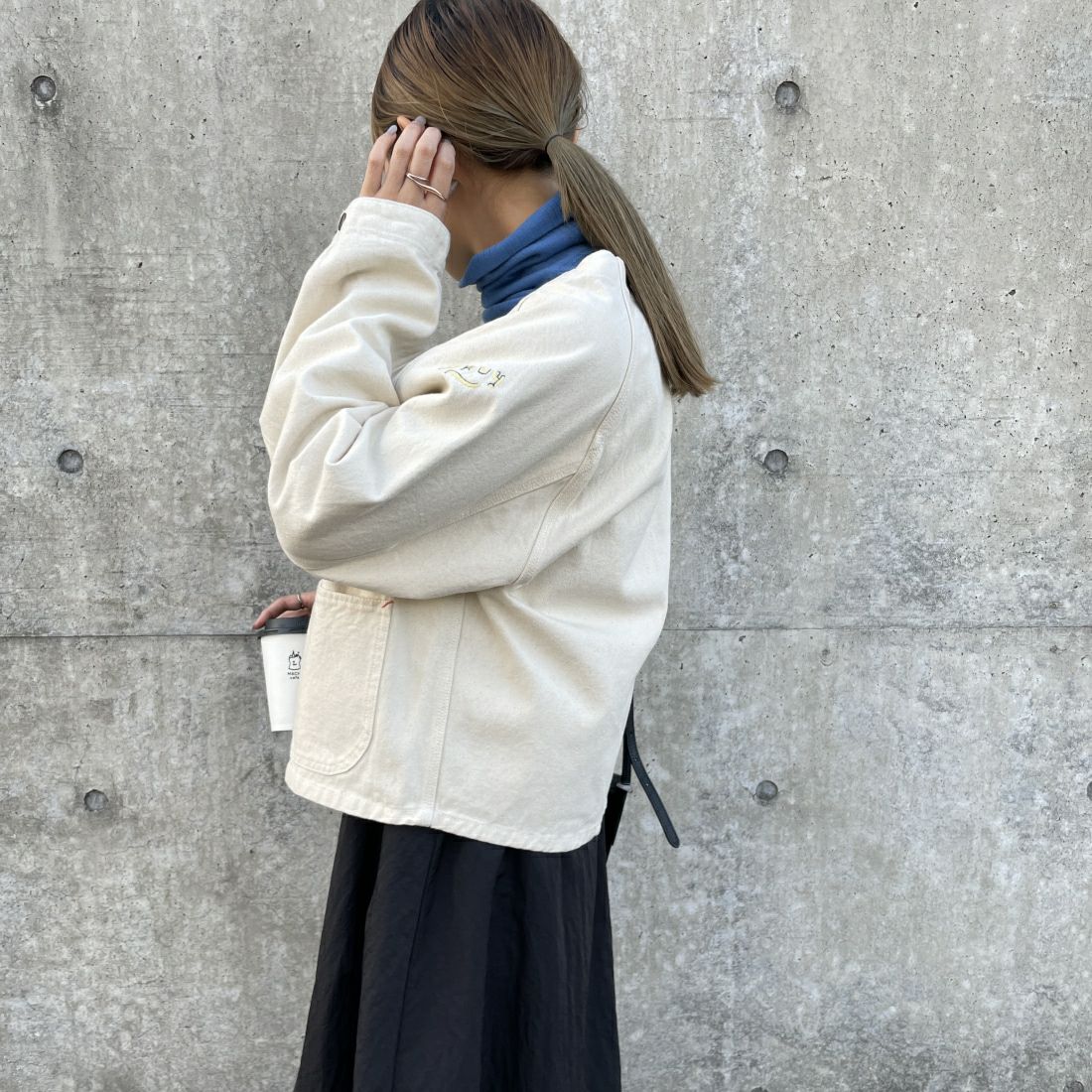 PAY DAY [ペイデイ] 別注 エンジニアジャケット [PD10-CA-IN4-JF] ｷﾅﾘ &&モデル身長：156cm 着用サイズ：F&&