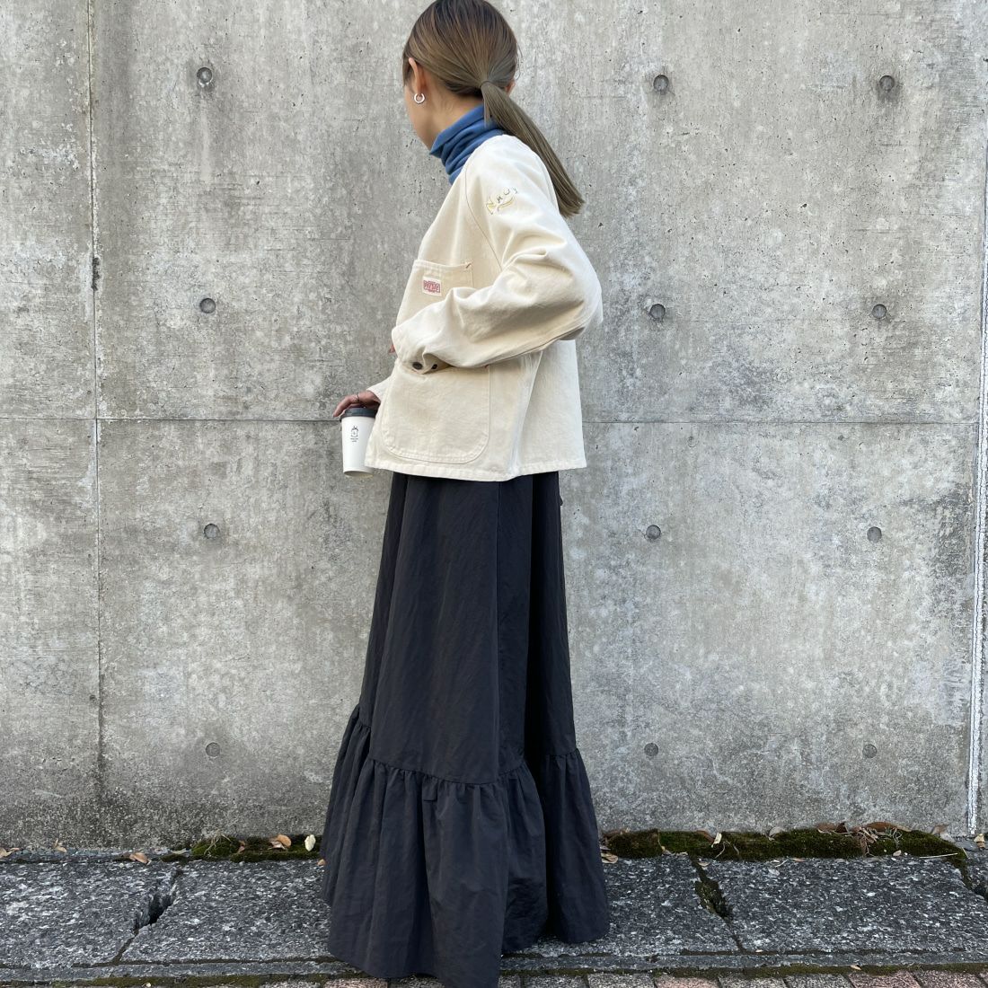 PAY DAY [ペイデイ] 別注 エンジニアジャケット [PD10-CA-IN4-JF] ｷﾅﾘ &&モデル身長：156cm 着用サイズ：F&&