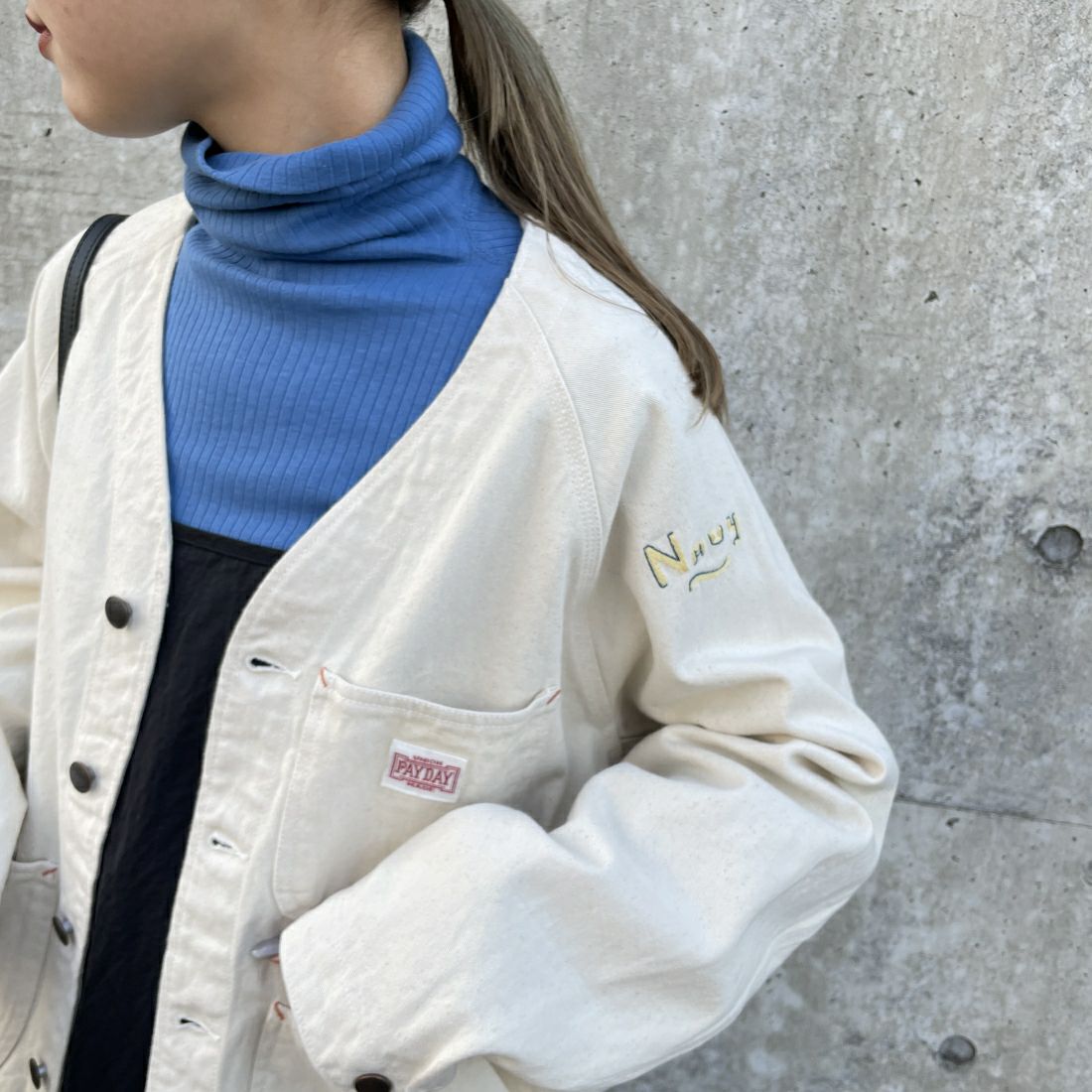 PAY DAY [ペイデイ] 別注 エンジニアジャケット [PD10-CA-IN4-JF] ｷﾅﾘ &&モデル身長：156cm 着用サイズ：F&&