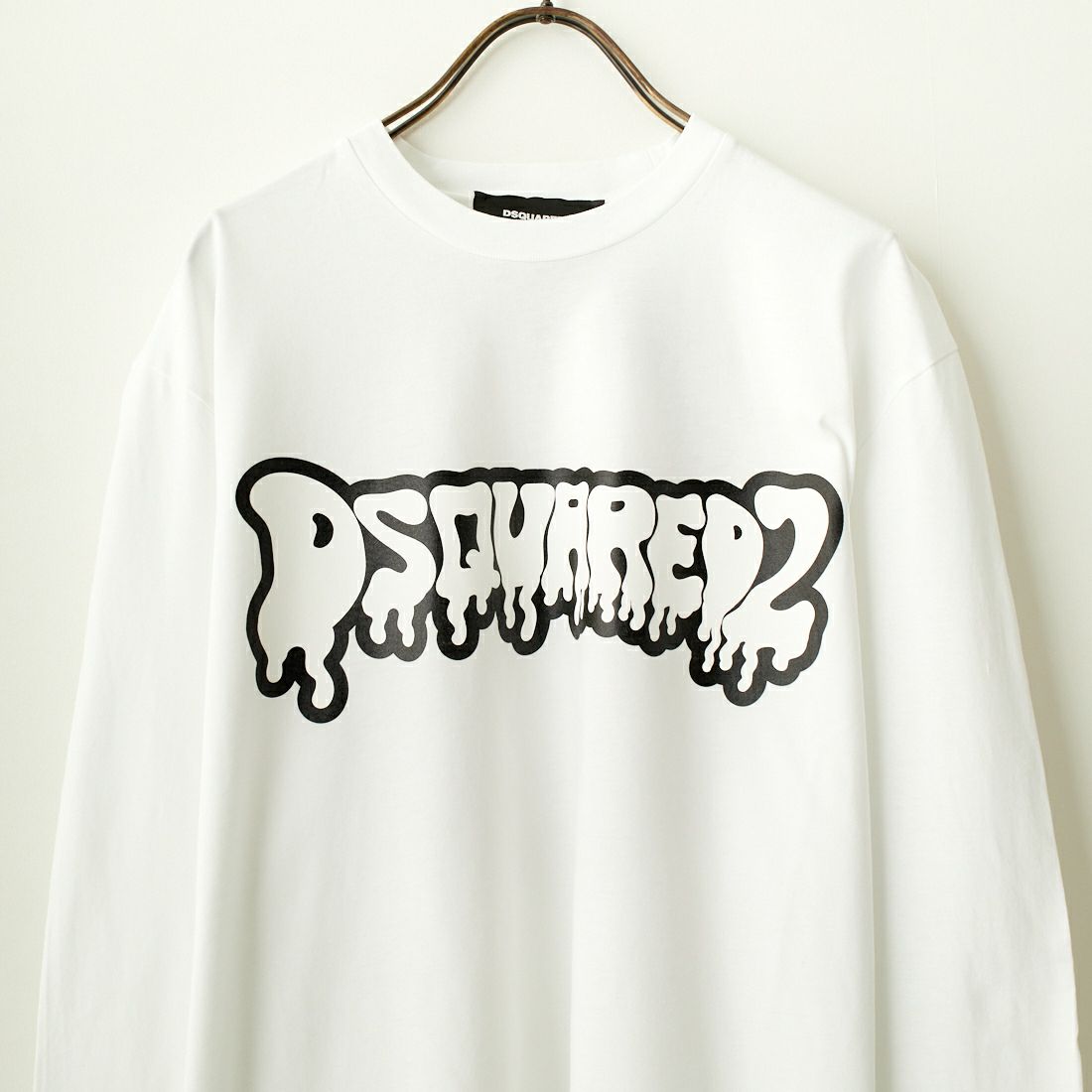 Dsquared2 [ディースクエアード] ロングスリーブロゴTシャツ [74GD1295-23009] 100 WHITE