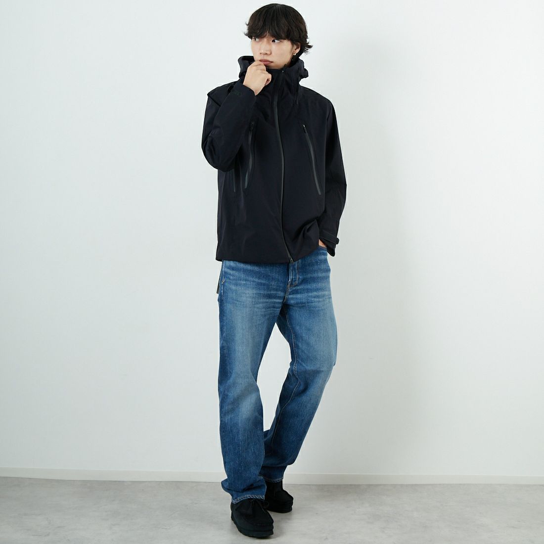 YANUK [ヤヌーク] セルビッジストレートデニム No.XX(ナンバートゥウェンティー) [57233504] VTG &&モデル身長：179cm 着用サイズ：4&&