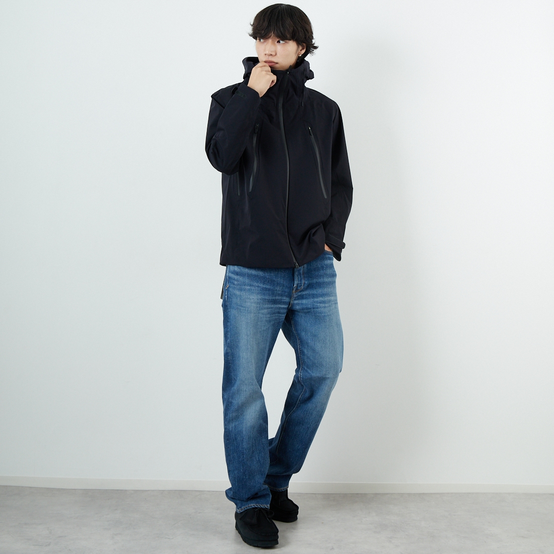 YANUK [ヤヌーク] セルビッジストレートデニム No.XX(ナンバートゥウェンティー) [57233504] VTG &&モデル身長：179cm 着用サイズ：4&&