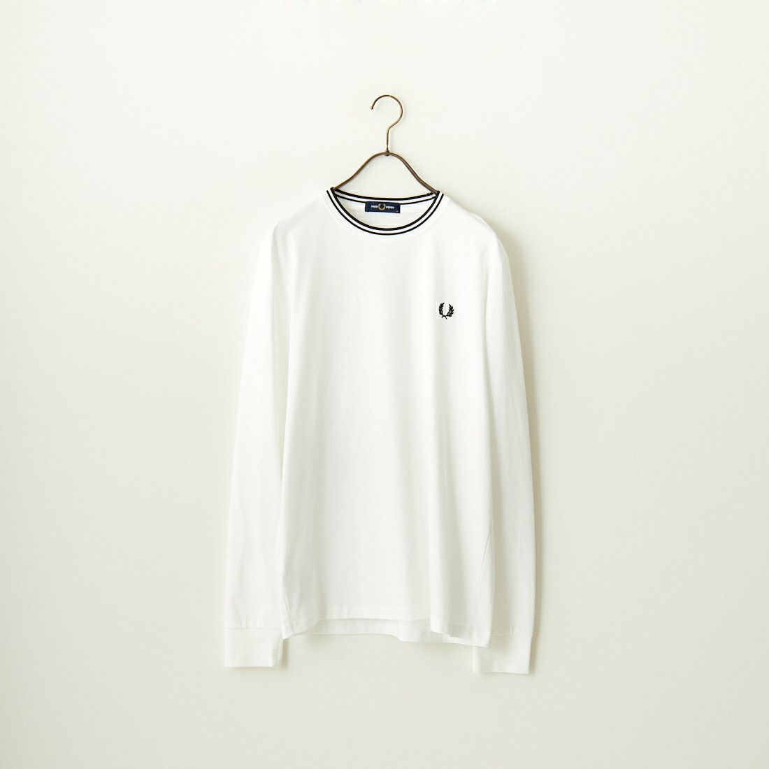 FRED PERRY [フレッドペリー] ティップライン ワンポイント刺繍TシャツX23 PORRID [M9602]