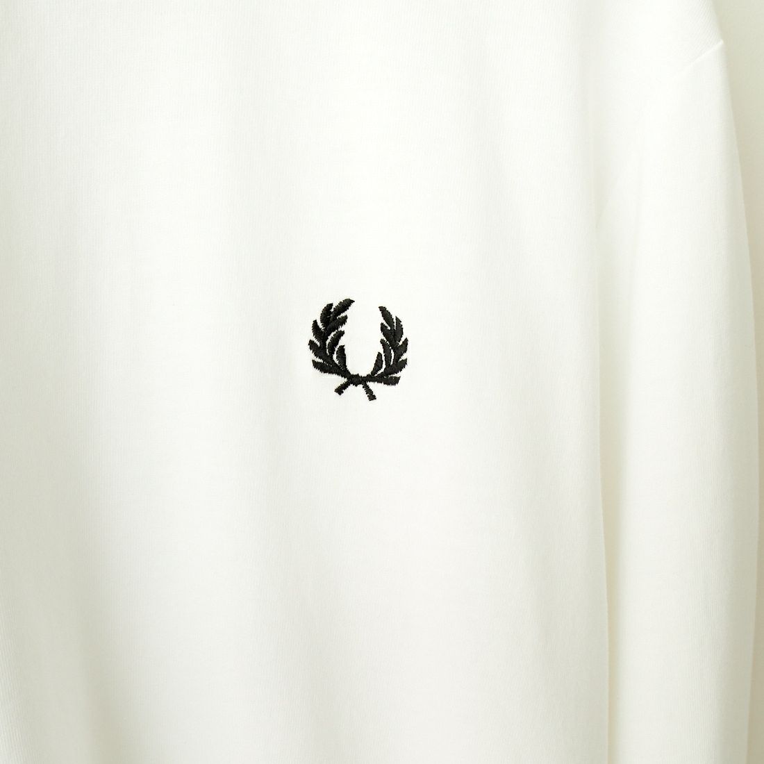 FRED PERRY [フレッドペリー] ティップライン ワンポイント刺繍Tシャツ [M9602] 100 WHITE