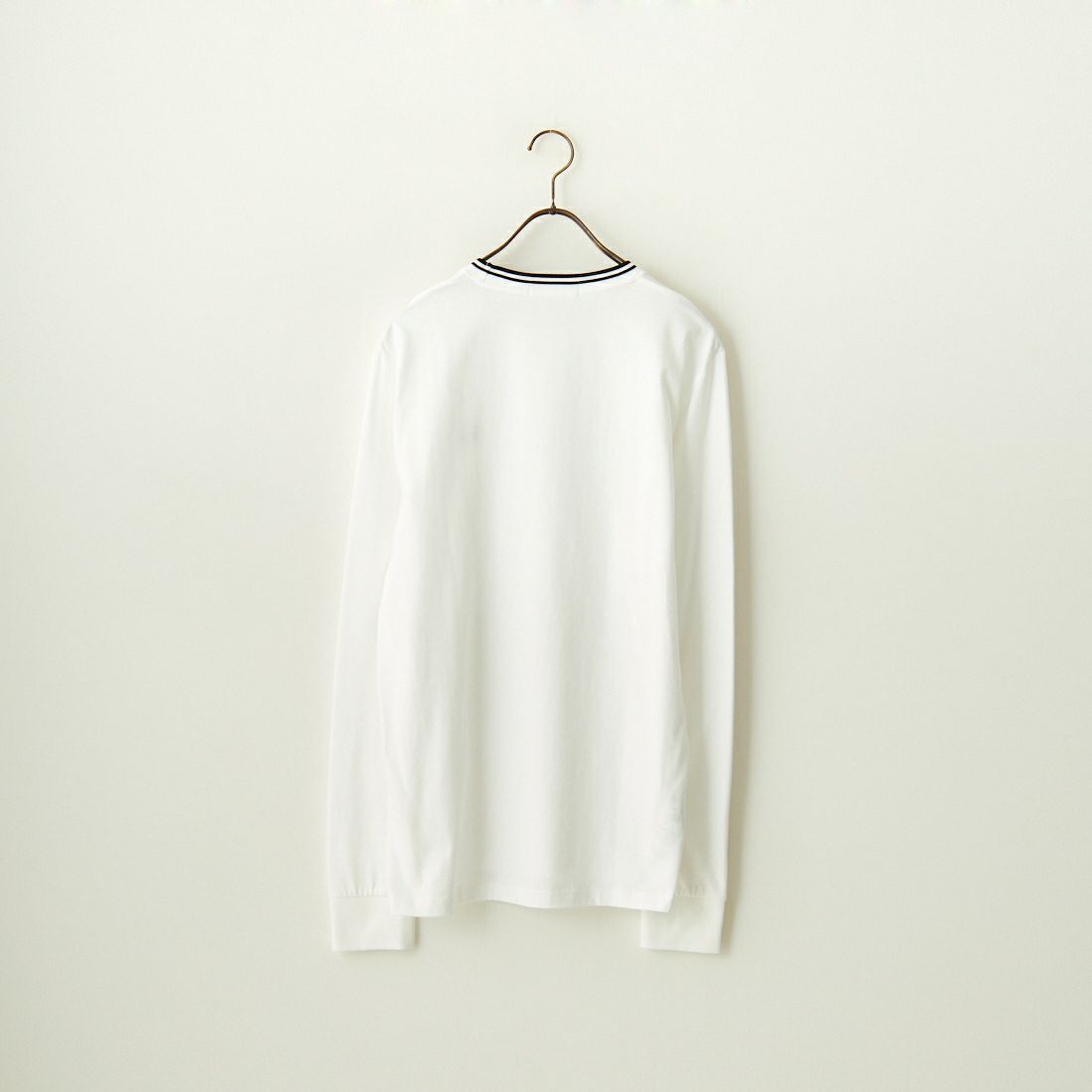 FRED PERRY [フレッドペリー] ティップライン ワンポイント刺繍Tシャツ [M9602] 100 WHITE