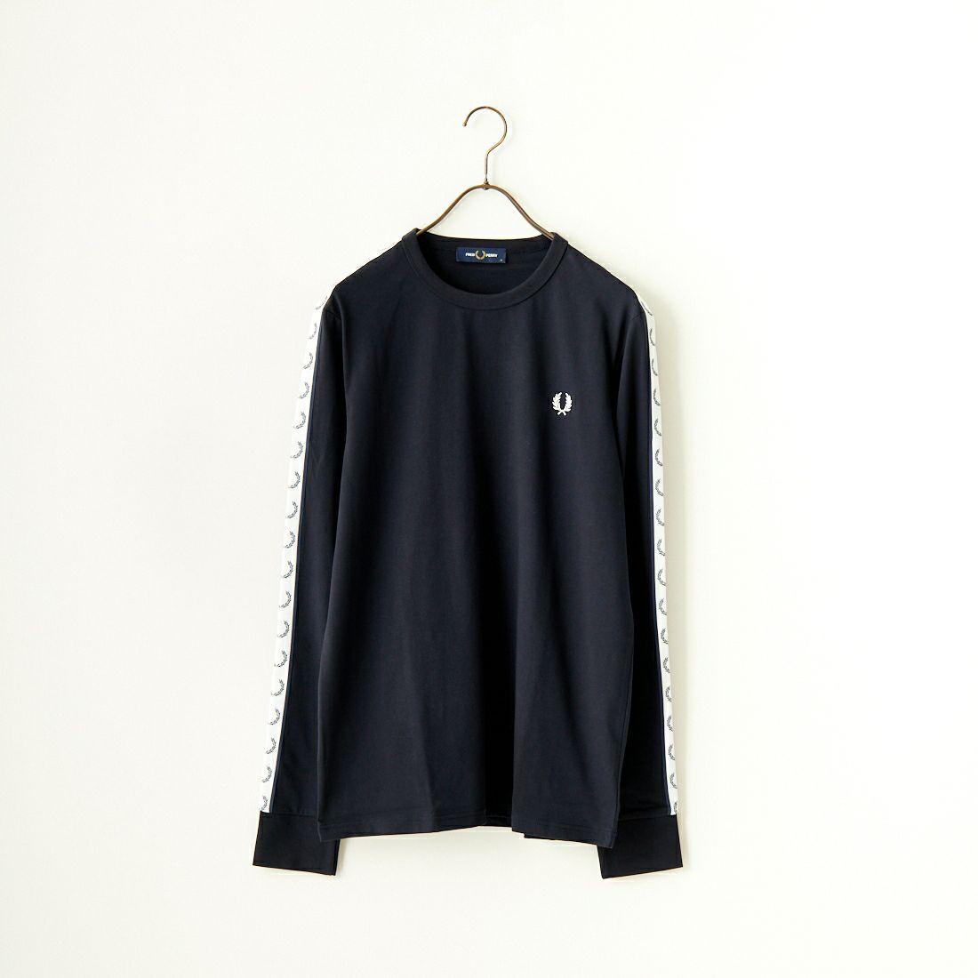 FRED PERRY [フレッドペリー] テープドロングスリーブTシャツ [M4621] 248 NAVY