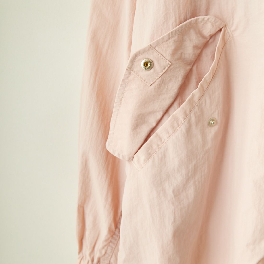 Jeans Factory Clothes [ジーンズファクトリークローズ] ショート丈 ナイロンモッズパーカー [IN1-CT-4] PINK