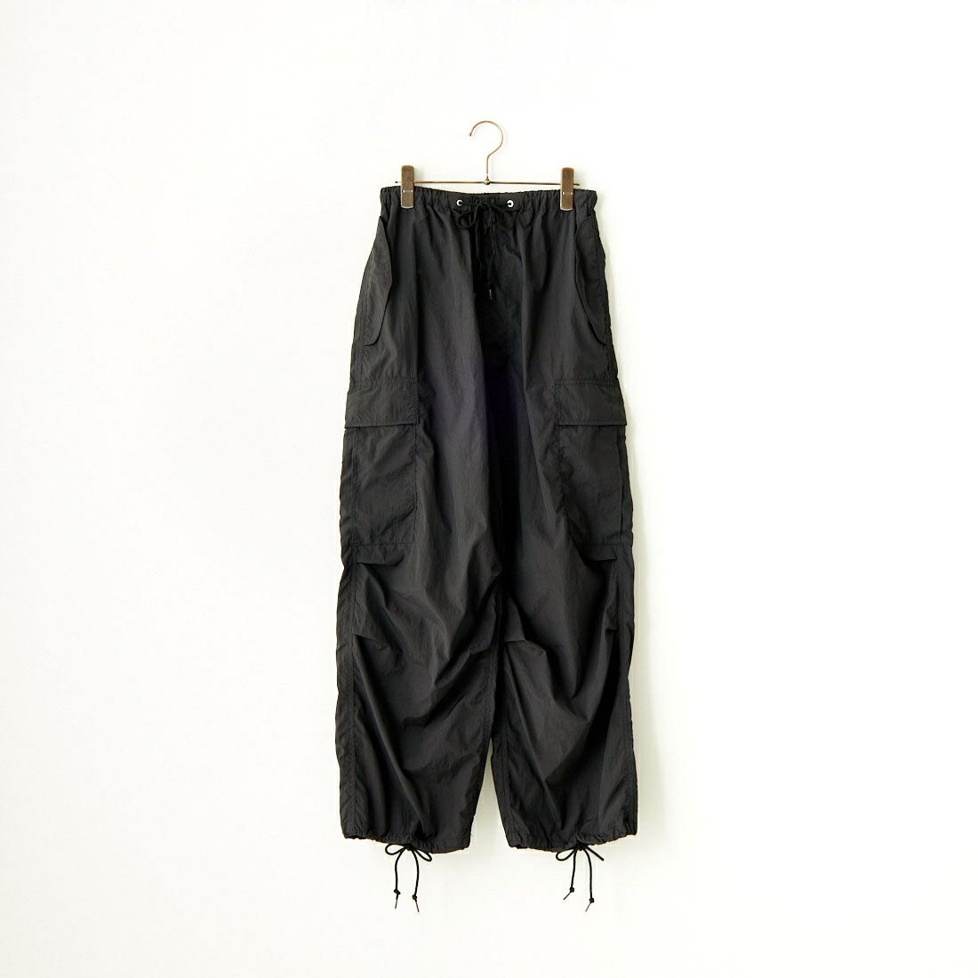 Jeans Factory Clothes [ジーンズファクトリークローズ] ナイロンバルーンカーゴパンツ [IN8-PT-4] BLACK