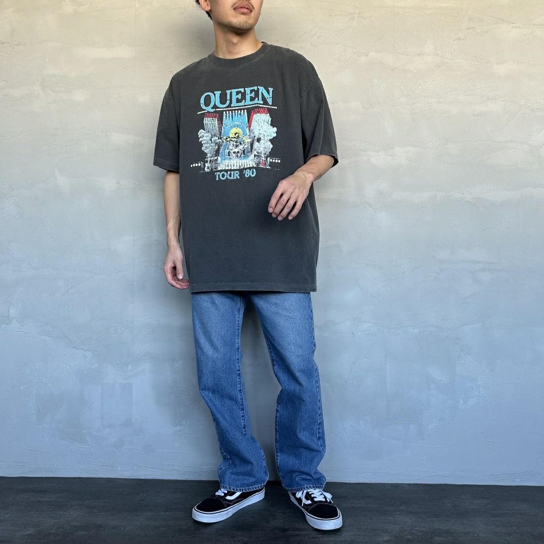 NEEDBY heritage [ニードバイヘリテージ] 別注 GEORGE ブーツカットデニム [GEORGE-JF] MB &&モデル身長：168cm 着用サイズ：29&&