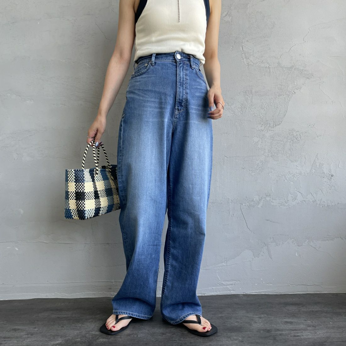 YANUK [ヤヌーク] 別注 JOAN for JEANS FACTORY ルーズストレート