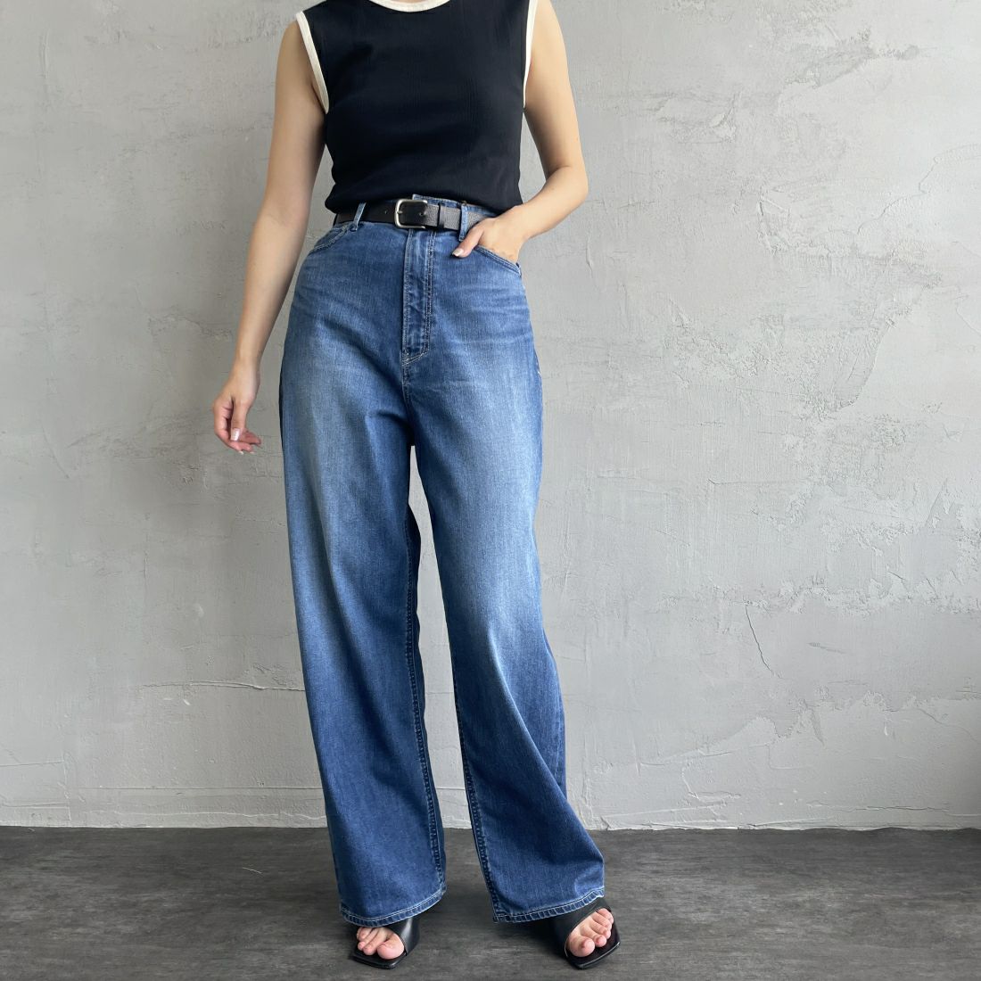 YANUK [ヤヌーク] 別注 JOAN for JEANS FACTORY ルーズストレートデニム  [57141513-JF]｜ジーンズファクトリー公式通販サイト - JEANS FACTORY Online Shop