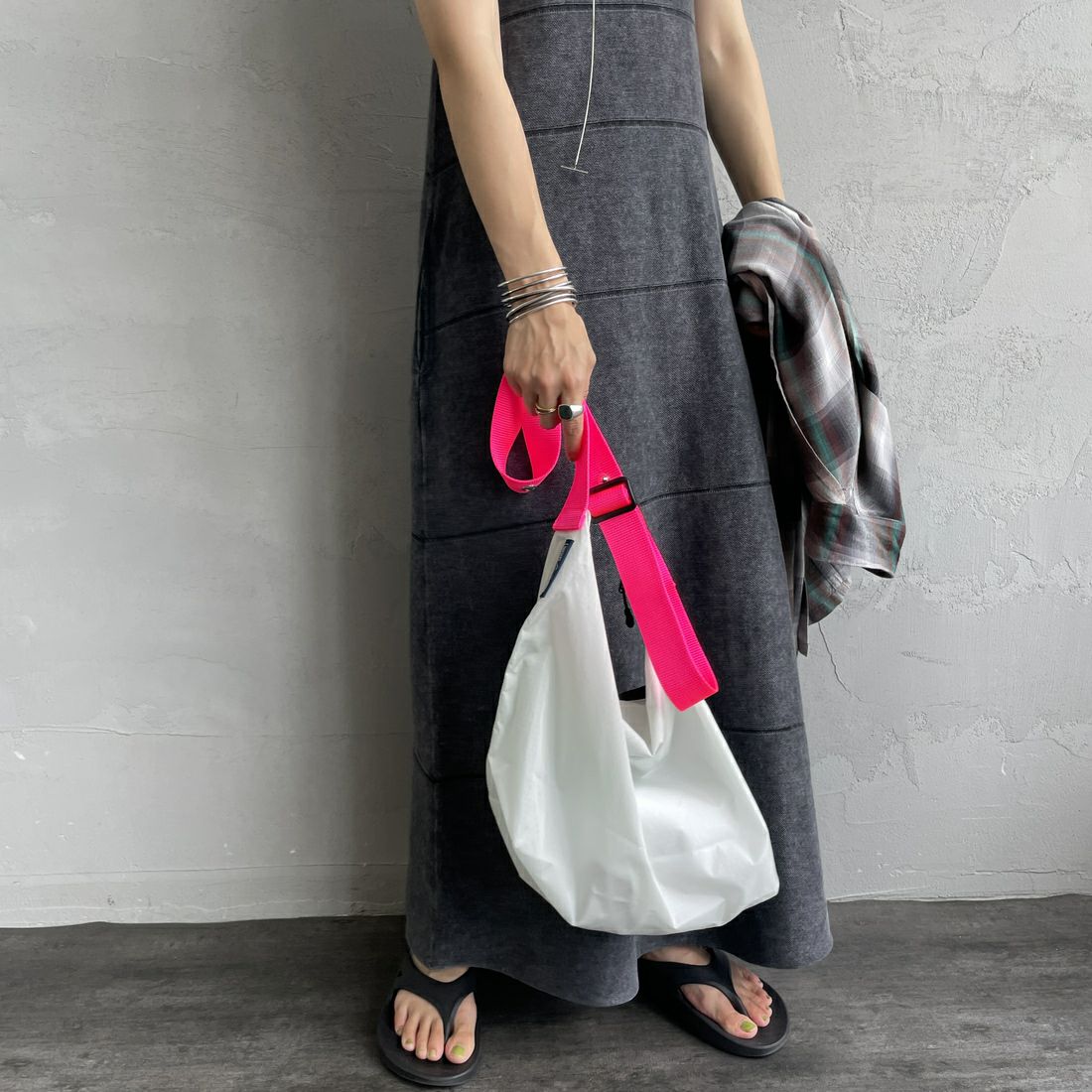 JULY NINE [ジュライナイン] 別注 SEQUEL ナイロンショルダーバッグ [JN200002001-JF] SNOW WHITE