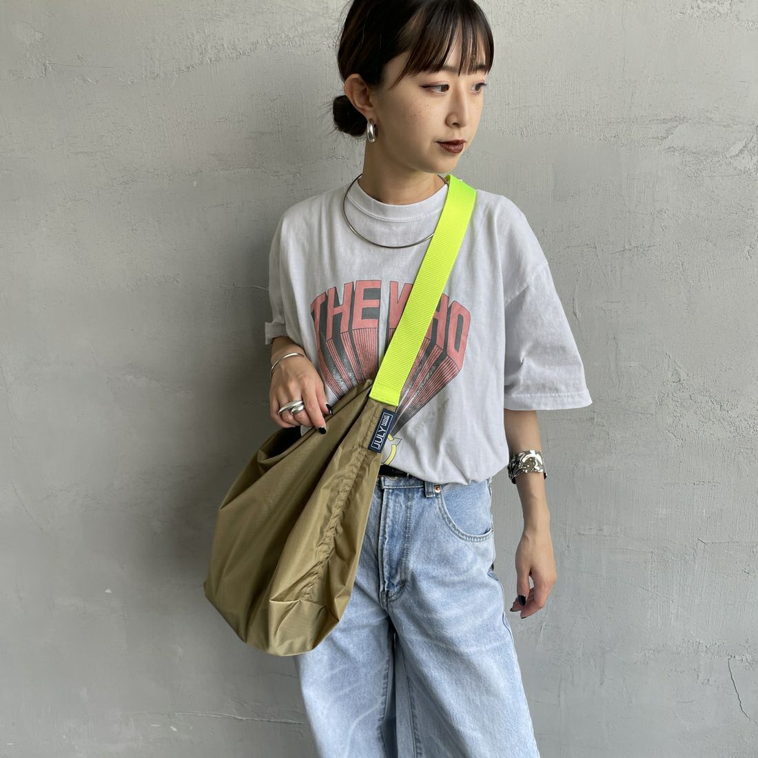 JULY NINE [ジュライナイン] 別注 SEQUEL ナイロンショルダーバッグ [JN200002001-JF] BEIGE