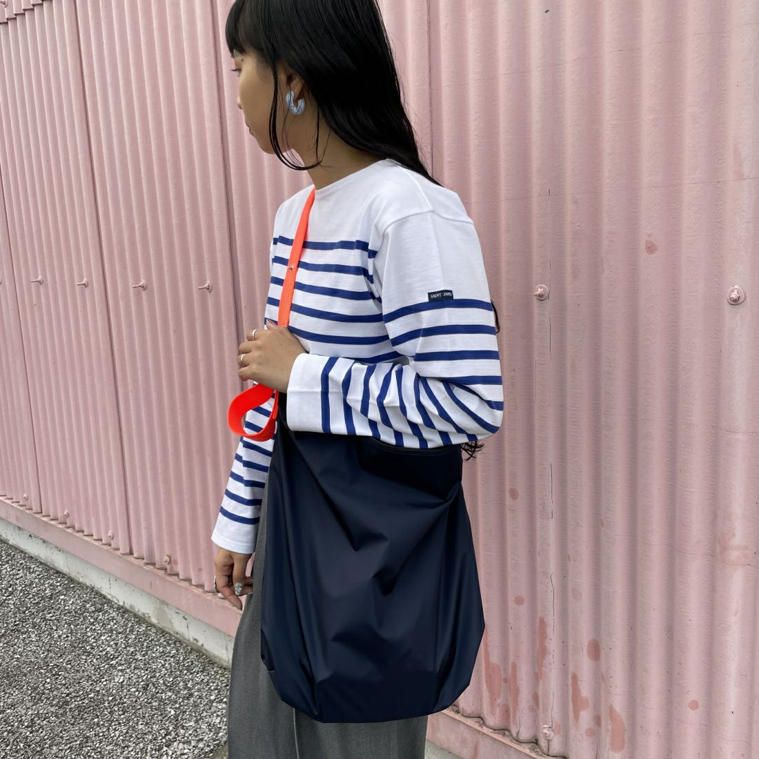 JULY NINE [ジュライナイン] 別注 SEQUEL ナイロンショルダーバッグ [JN200002001-JF] NAVY