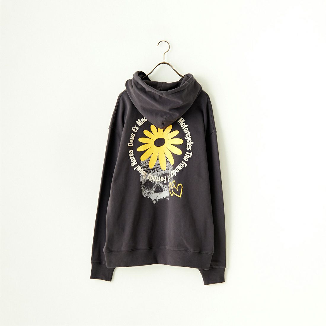 DEUS EX MACHINA [デウス エクス マキナ] HEADS ROLL スウェットフーディ [DMW238928] ANTHRACITE
