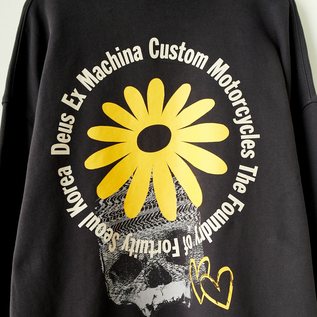 DEUS EX MACHINA [デウス エクス マキナ] HEADS ROLL スウェットフーディ [DMW238928] ANTHRACITE