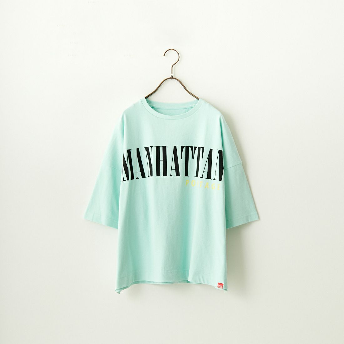 MANHATTAN PORTAGE [マンハッタンポーテージ] 別注 フロントロゴプリントTシャツ [24SSMP-INL011-JF] LIME
