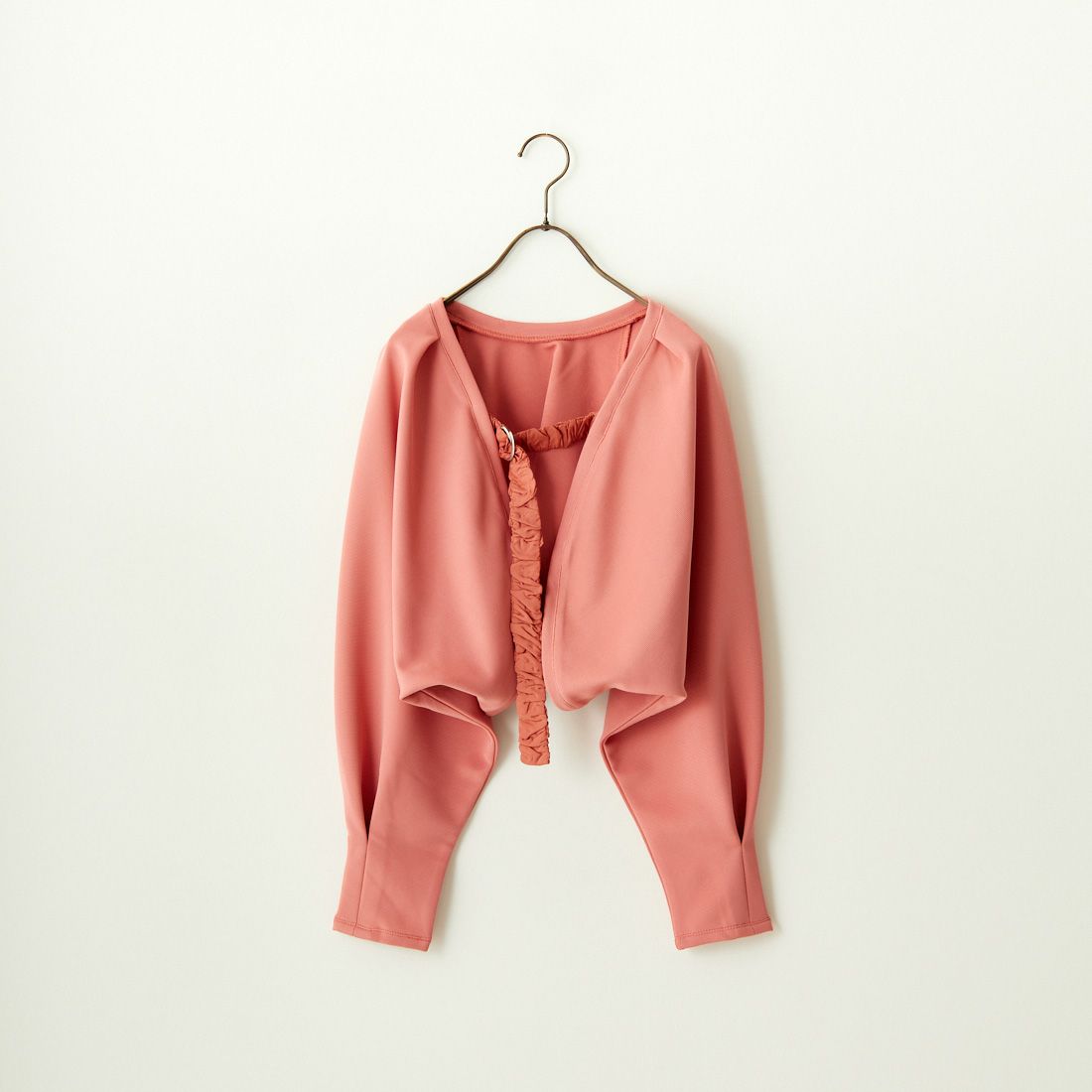 By/m [バイエム] ギャザーベルト付きカットボレロ [23142064] 41 MACARON