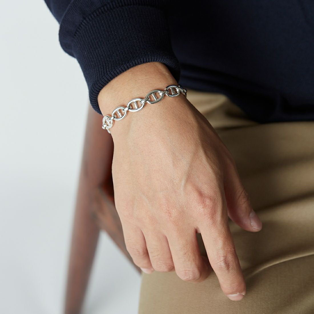 XOLO JEWELRY [ショロジュエリー] ANCHOR LINK 10mm ブレスレット [XOB102-19] SILVER