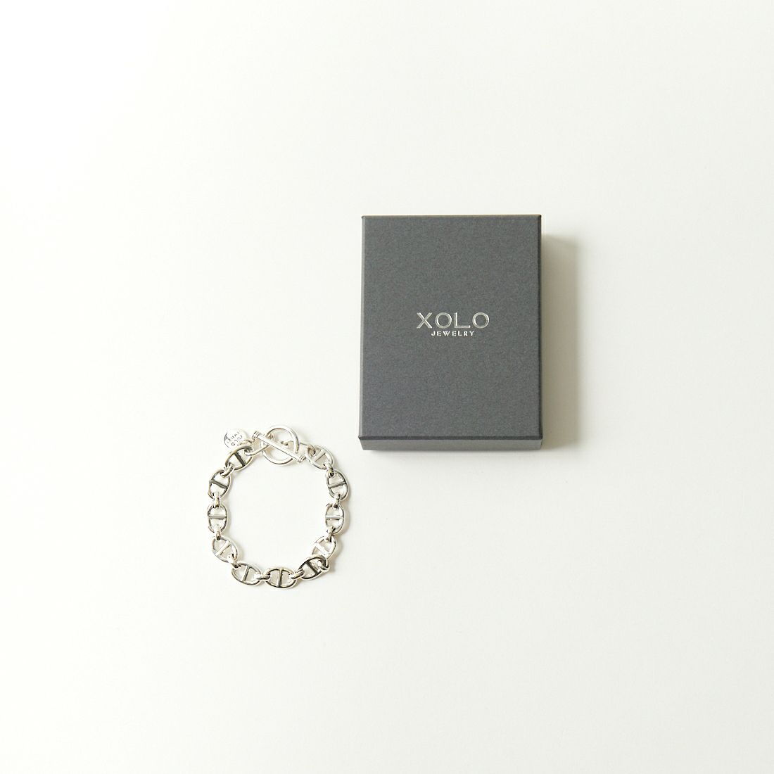 XOLO JEWELRY [ショロジュエリー] ANCHOR LINK 10mm ブレスレット [XOB102-19] SILVER