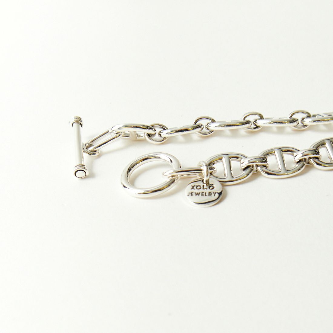 XOLO JEWELRY [ショロジュエリー] ANCHOR LINK 10mm ブレスレット [XOB102-19] SILVER