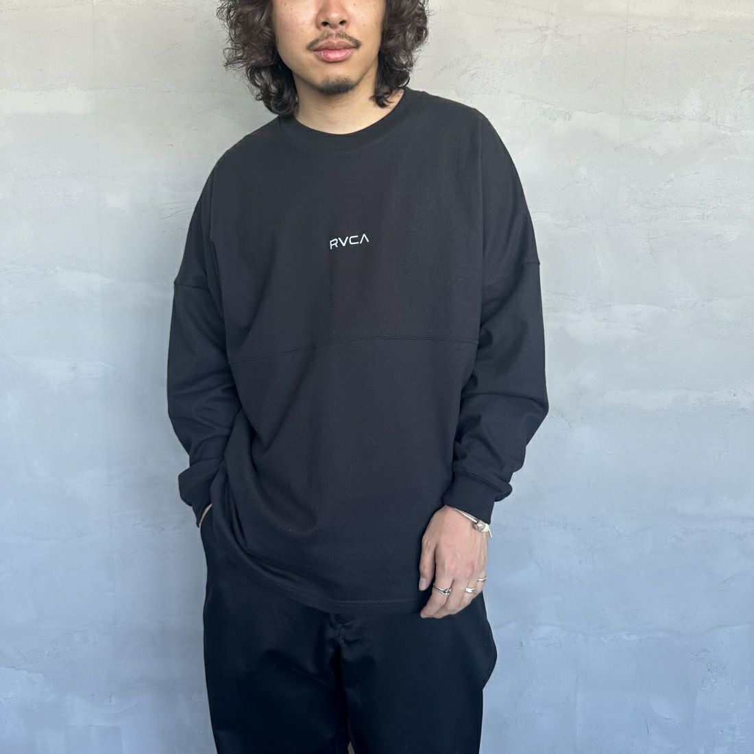 RVCA [ルーカ] ビッグロゴ ロングスリーブTシャツ [BE041-057]