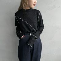 BLACK&&モデル身長：156cm 着用サイズ：F&&