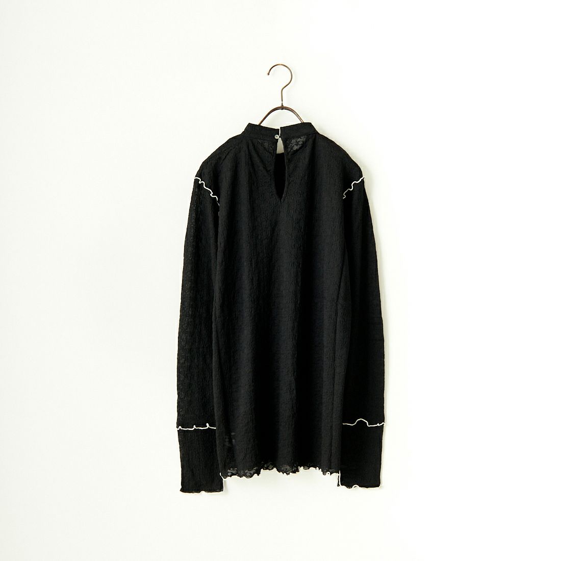 CHIGNON [シニヨン] カットレース メロープルオーバー [8636-557YE] BLACK