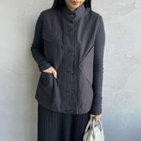 99 BLACK&&モデル身長：156cm 着用サイズ：F&&