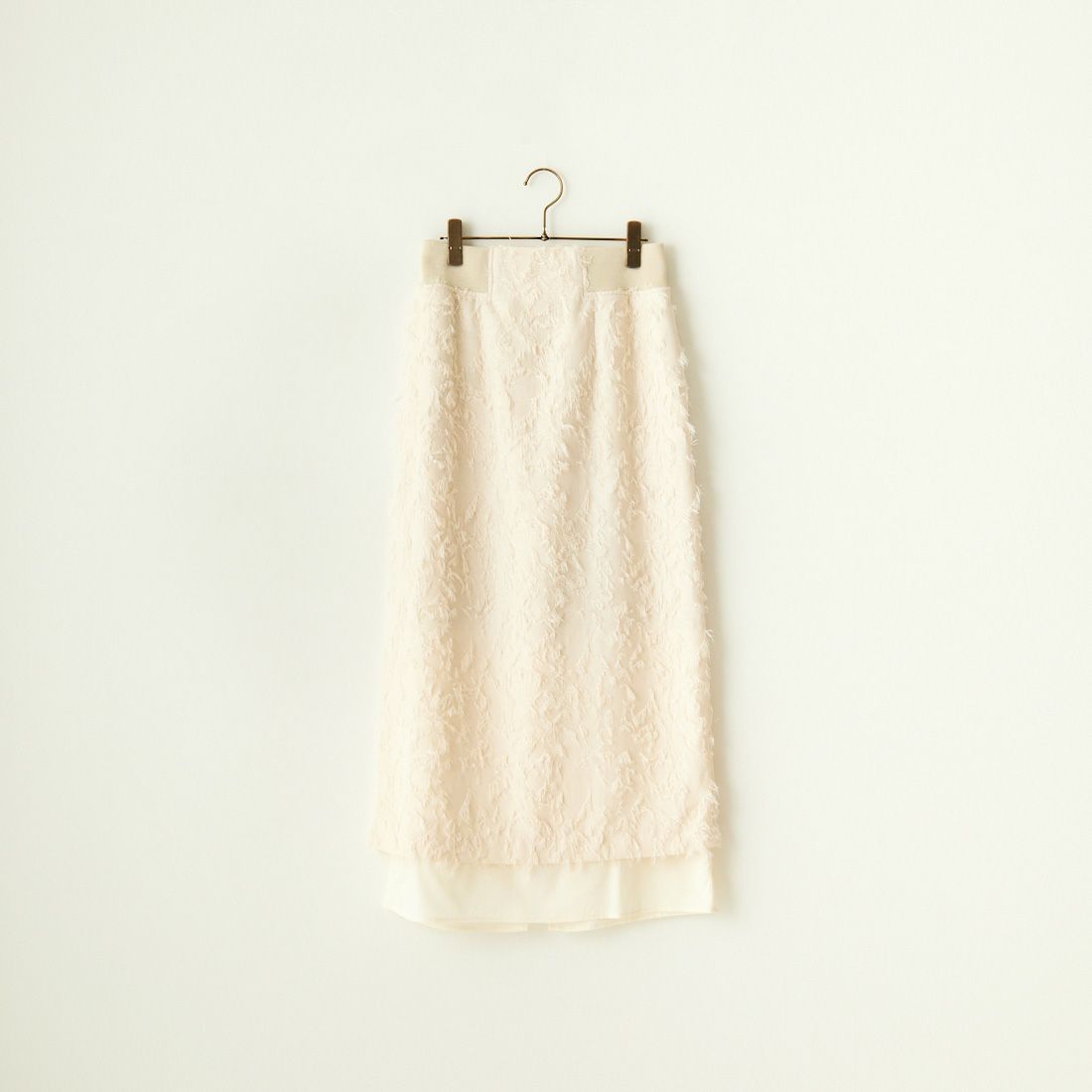 CHIGNON [シニヨン] カットジャガードスカート [2236-497KK] IVORY