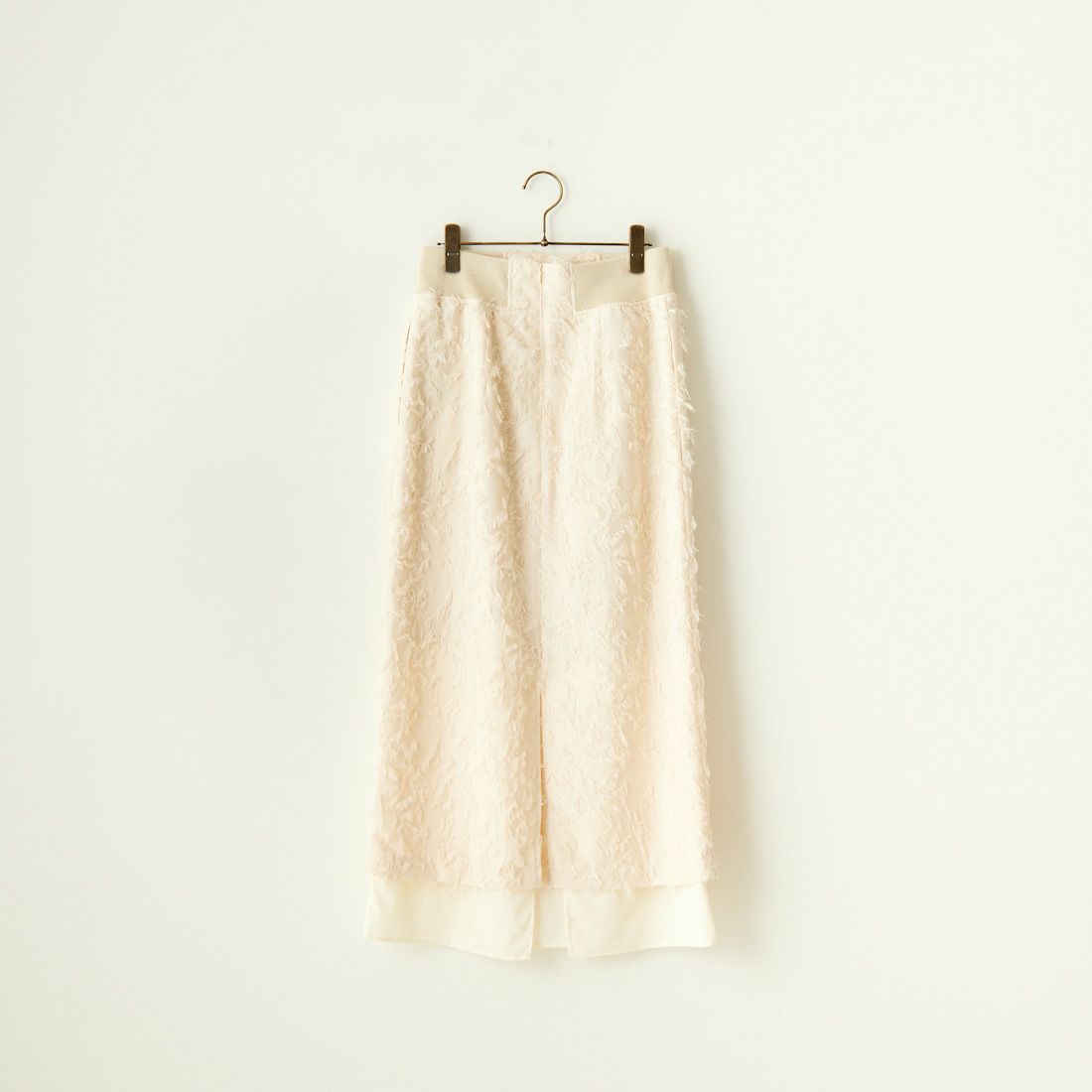 CHIGNON [シニヨン] カットジャガードスカート [2236-497KK] IVORY