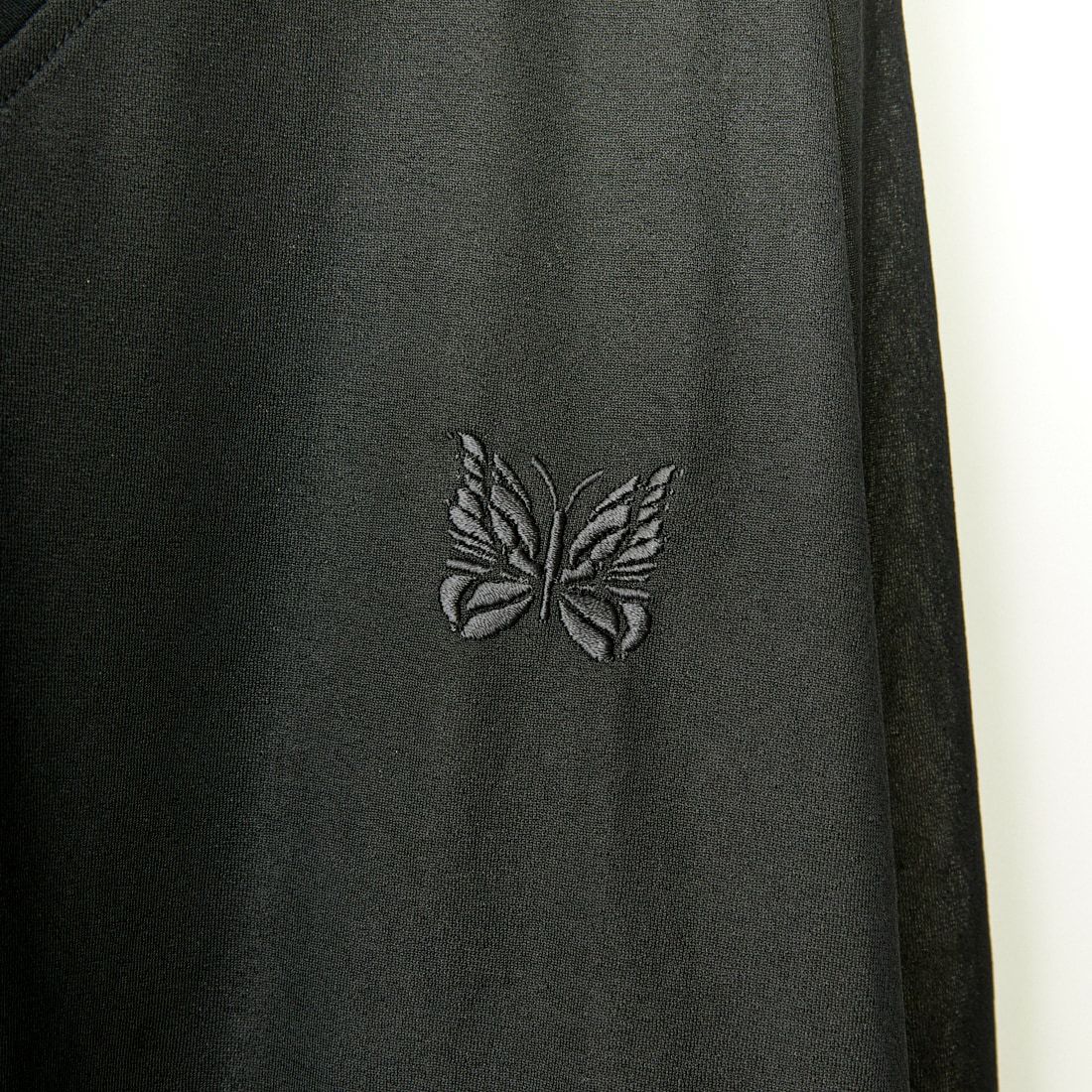 Needles [ニードルズ] Vネックプルオーバーシャツ [OT256] C BLACK