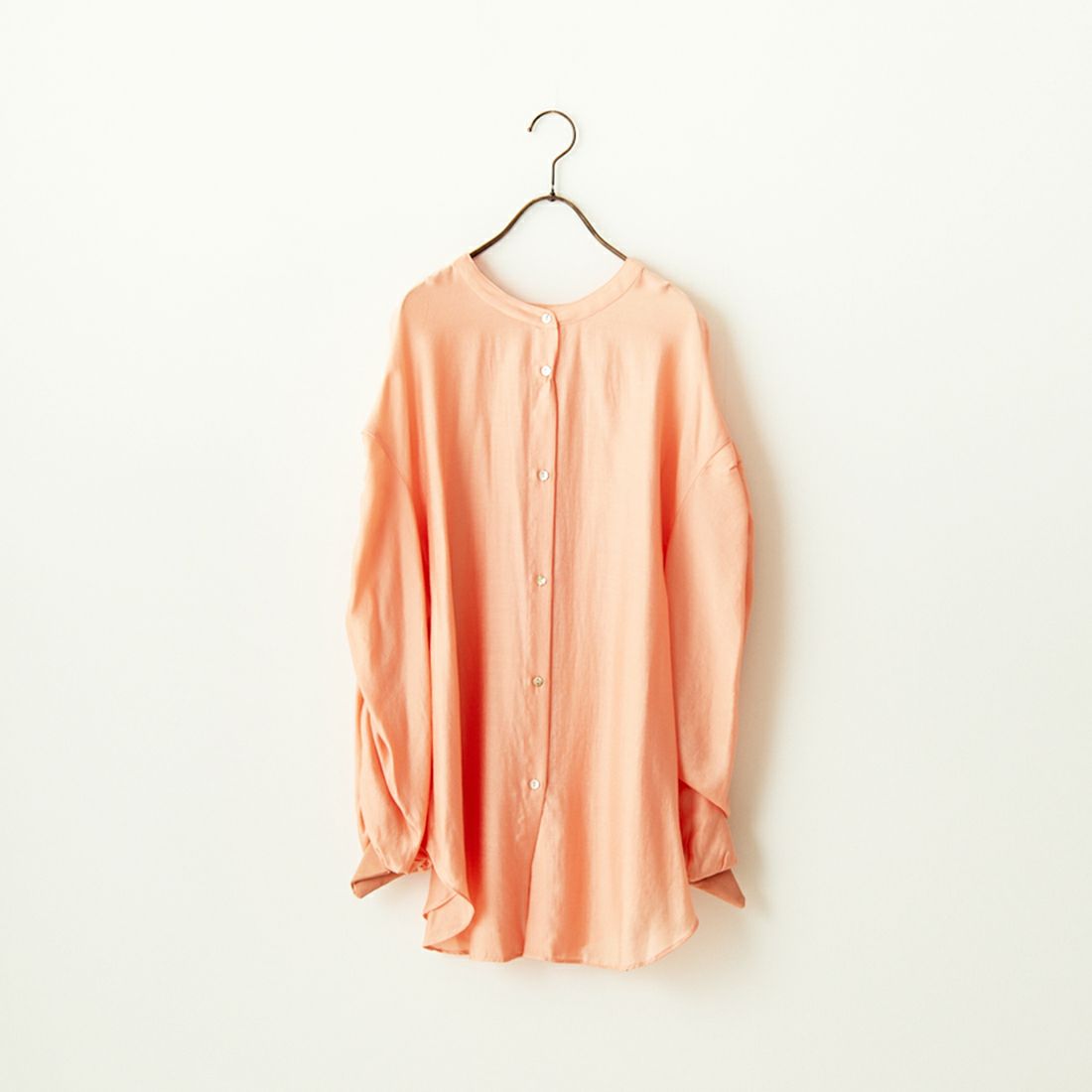 CHIGNON [シニヨン] シャーリングスリーブシャツ [1636-593JS] ORANGE