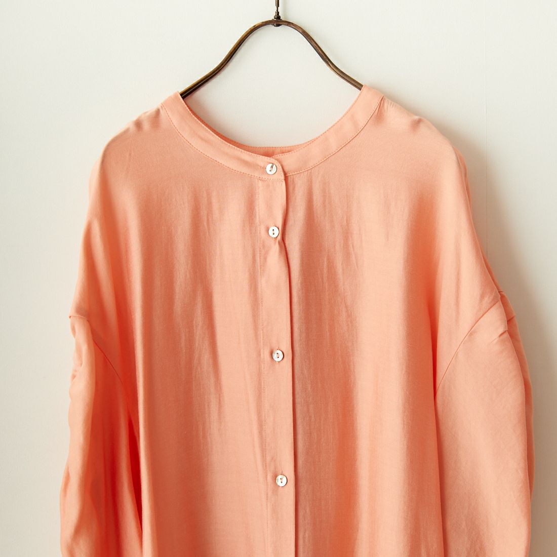 CHIGNON [シニヨン] シャーリングスリーブシャツ [1636-593JS] ORANGE