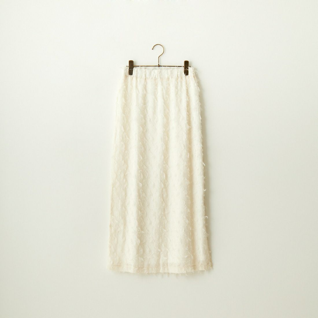 By/m [バイエム] ジャガードフリンジ フェザーナローロングスカート [23142061] 02 OFF