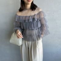 GRAY&&モデル身長：163cm 着用サイズ：F&&