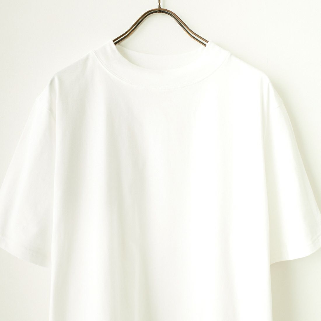 South2West8 [サウスツーウエストエイト] モックネックTシャツ [OT611] A WHITE