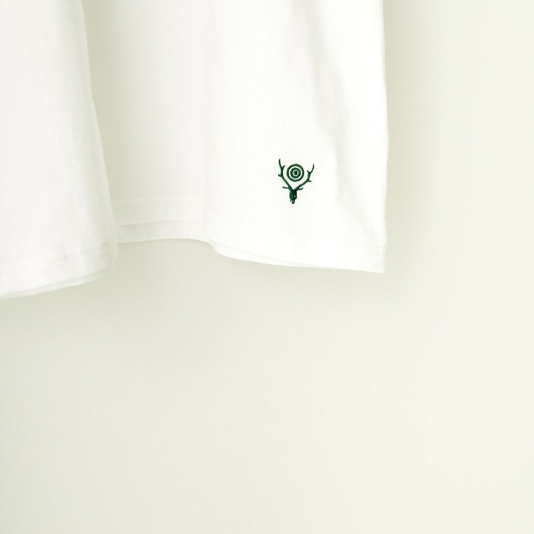 South2West8 [サウスツーウエストエイト] モックネックTシャツ [OT611] A WHITE