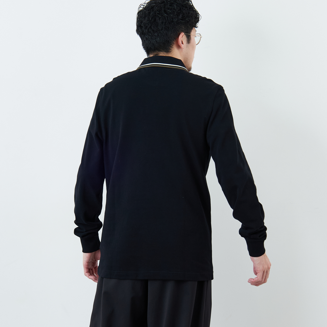 FRED PERRY [フレッドペリー] ツインティップライン ロングスリーブポロシャツ [M3636] W50 PORRID